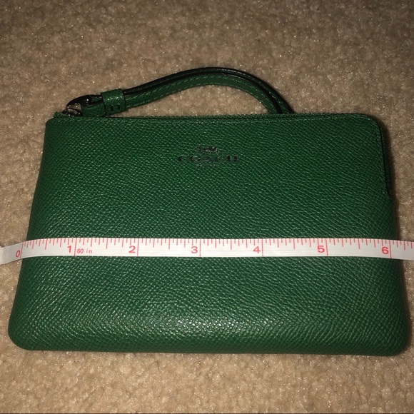 Green Coach Wristlet - Picture 4 of 5